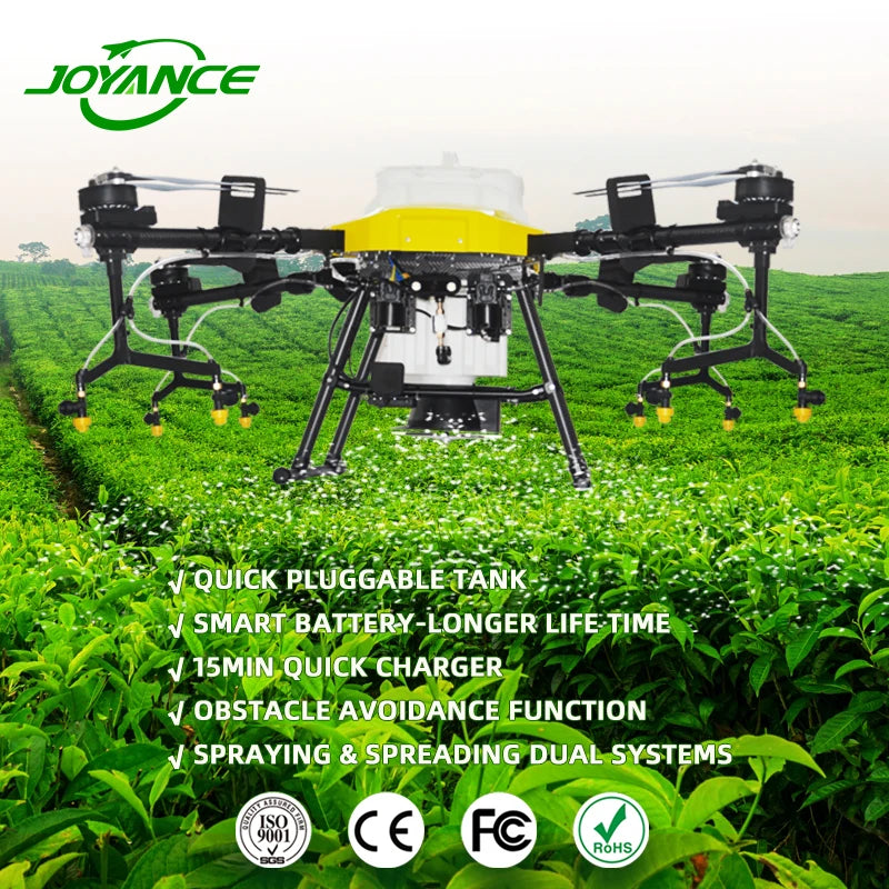 Professional Farm Drone 16 Kg Agriculture Drone Sprayer Frame Tank 16L Drone Seed Sprayer For Farms