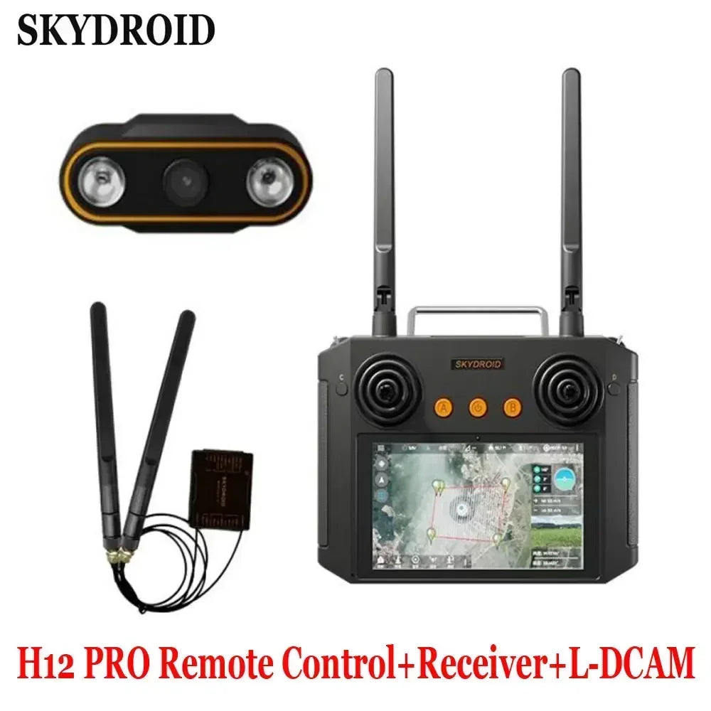 Skydroid H12 PRO Remote Control with 3-body Camera/3-Axis Gimbal Combo 1080P Digital Image For Agricultural Spray Drone UAV