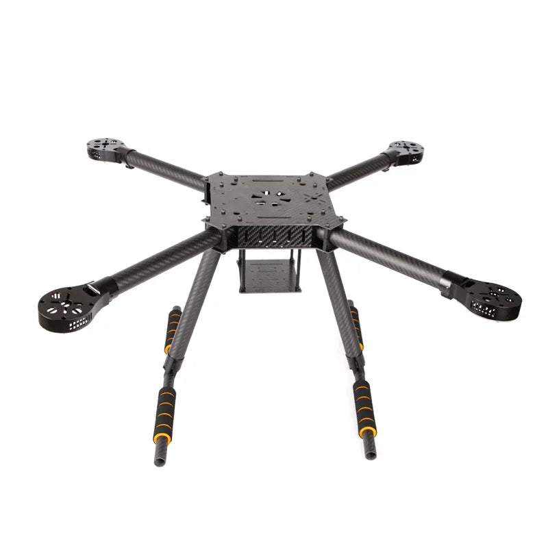 550mm/680mm Carbon Fiber Quadcopter Frame - Convertible to Octocopter (8 Props) - Heavy Lift Drone Chassis for Payload/Cinematic