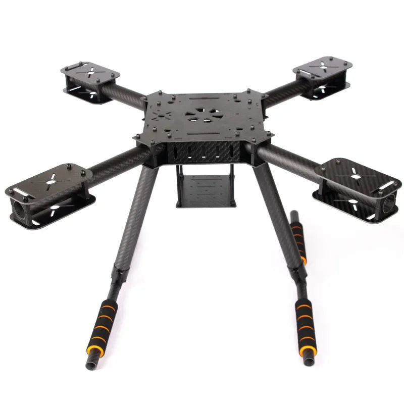 550mm/680mm Carbon Fiber Quadcopter Frame - Convertible to Octocopter (8 Props) - Heavy Lift Drone Chassis for Payload/Cinematic