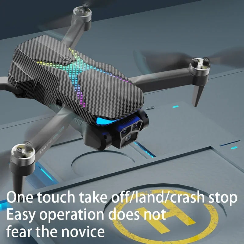 Hot Drone AE7 Pro Brushless Professional 8K HD Camera WIFI FPV Obstacle Avoidance Optical Flow RC Foldable Quadcopter Toys