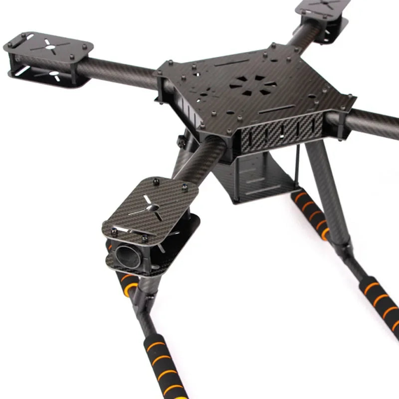 550mm/680mm Carbon Fiber Quadcopter Frame - Convertible to Octocopter (8 Props) - Heavy Lift Drone Chassis for Payload/Cinematic