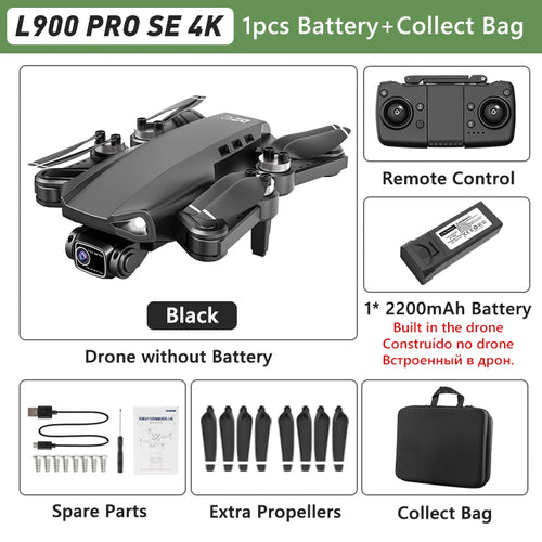 LYZRC L900 PRO GPS Drone 4K Professional HD Dual Camera 5G WIFI