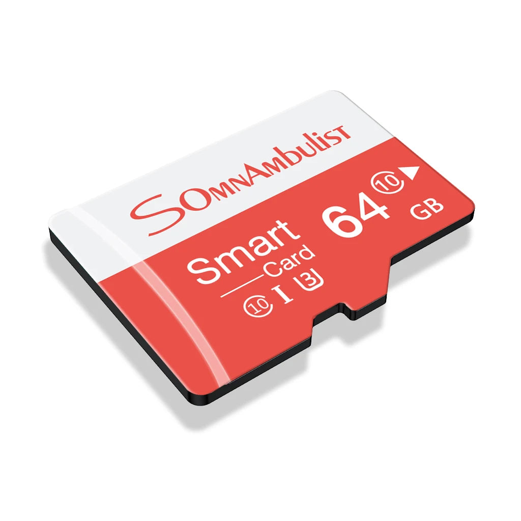 SomnAmbulist 64GB High Speed C10 U3 Memory Card V30 For Drones Cameras