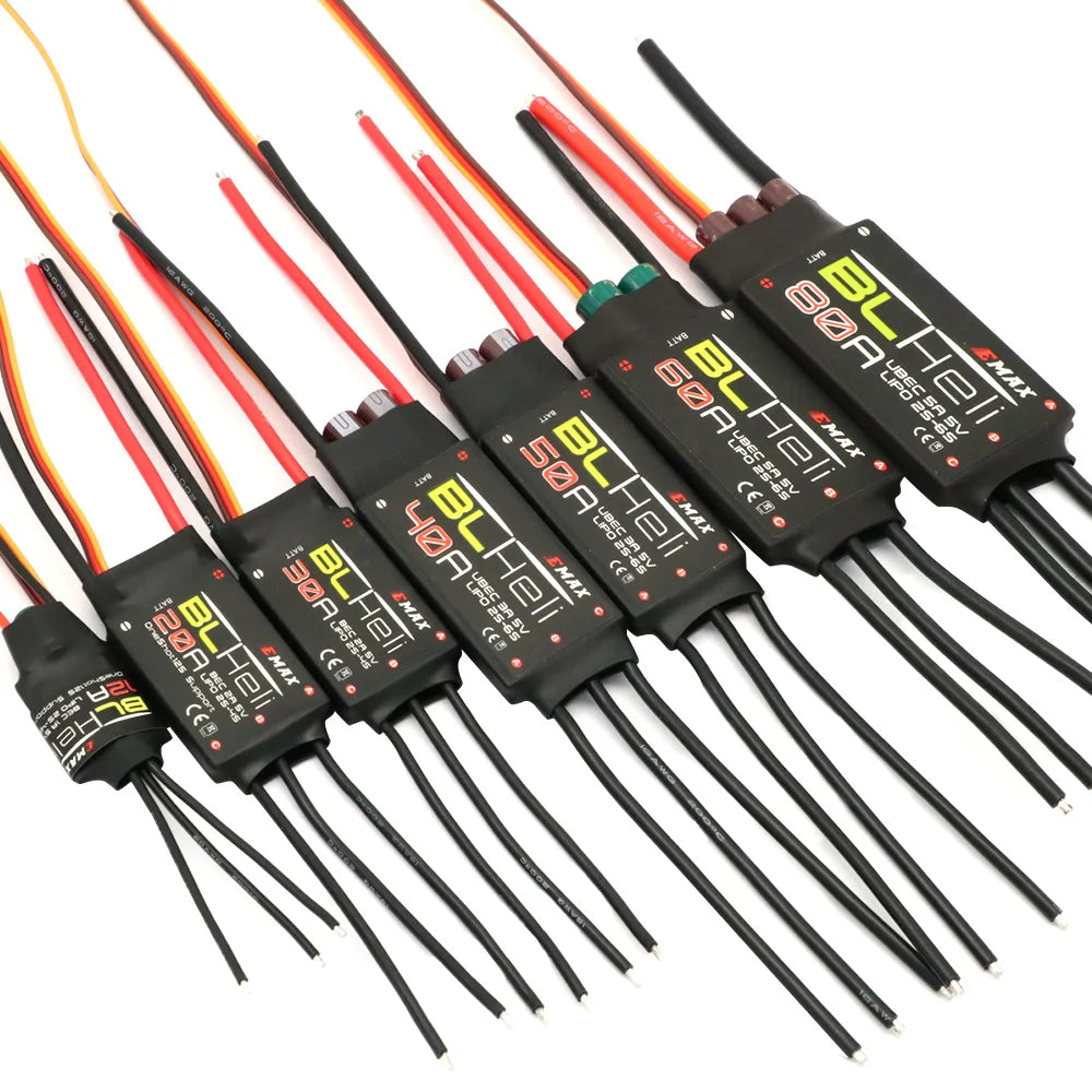 EMAX BLHeli 80A 60A 50A 40A 30A 20A 12A ESC for RC Multirotor Airplane