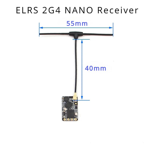 10PCS ELRS 2.4GHz NANO ExpressLRS Long Range ELRS Receiver BETAFPV