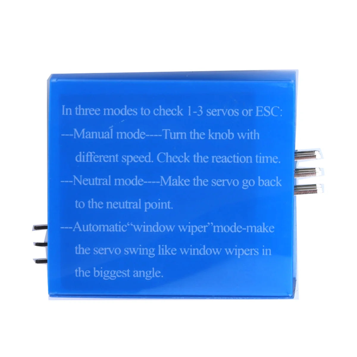 RC Servo Tester 3CH Digital Multi ECS Consistency Speed Controller
