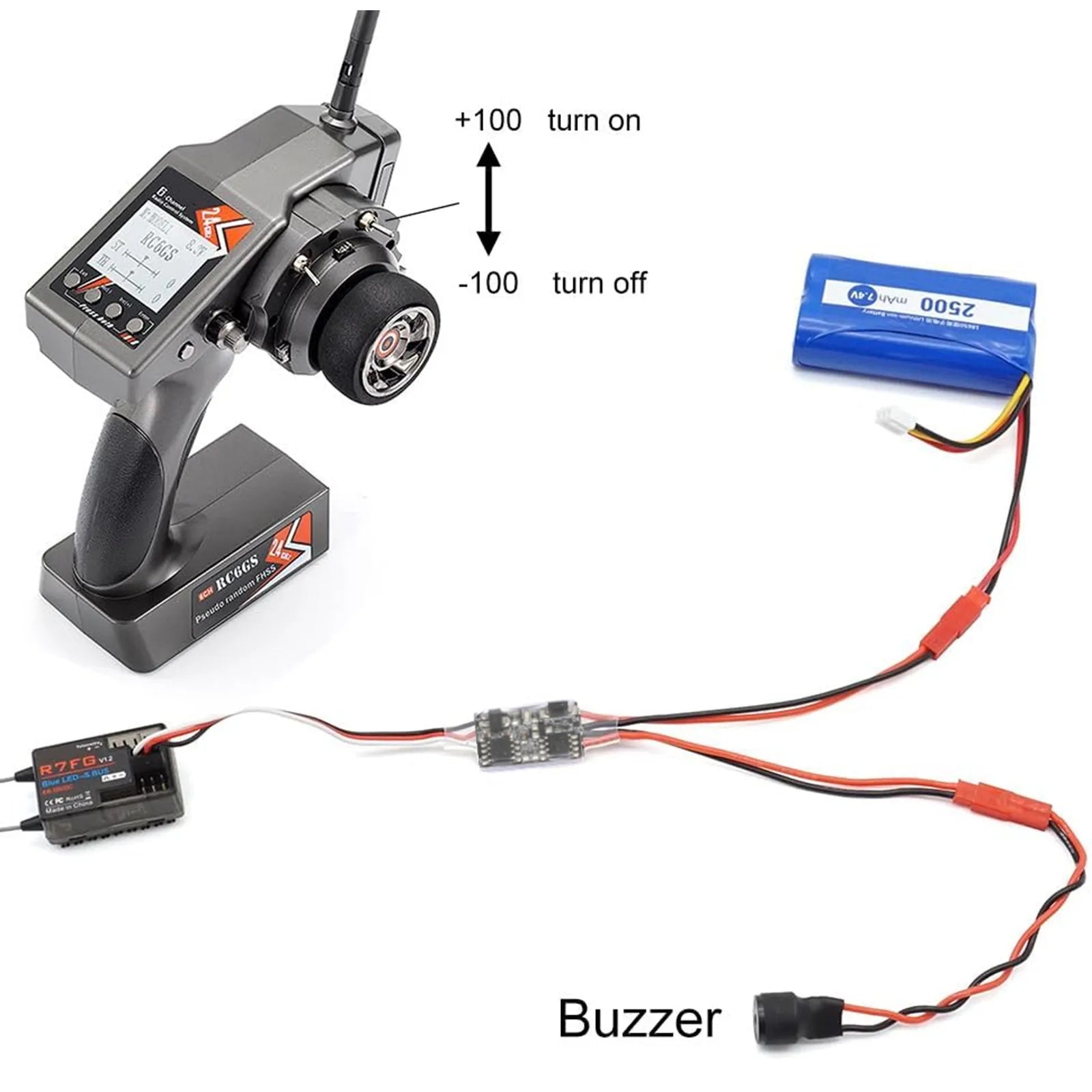 2-20A High Current Remote Control Electronic Switch 3-30V Aerial Model