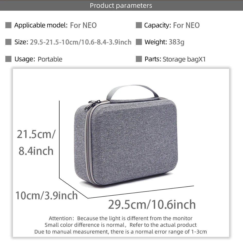For DJI NEO Portable Storage Bag Shoulder Travel Carring Case Handheld