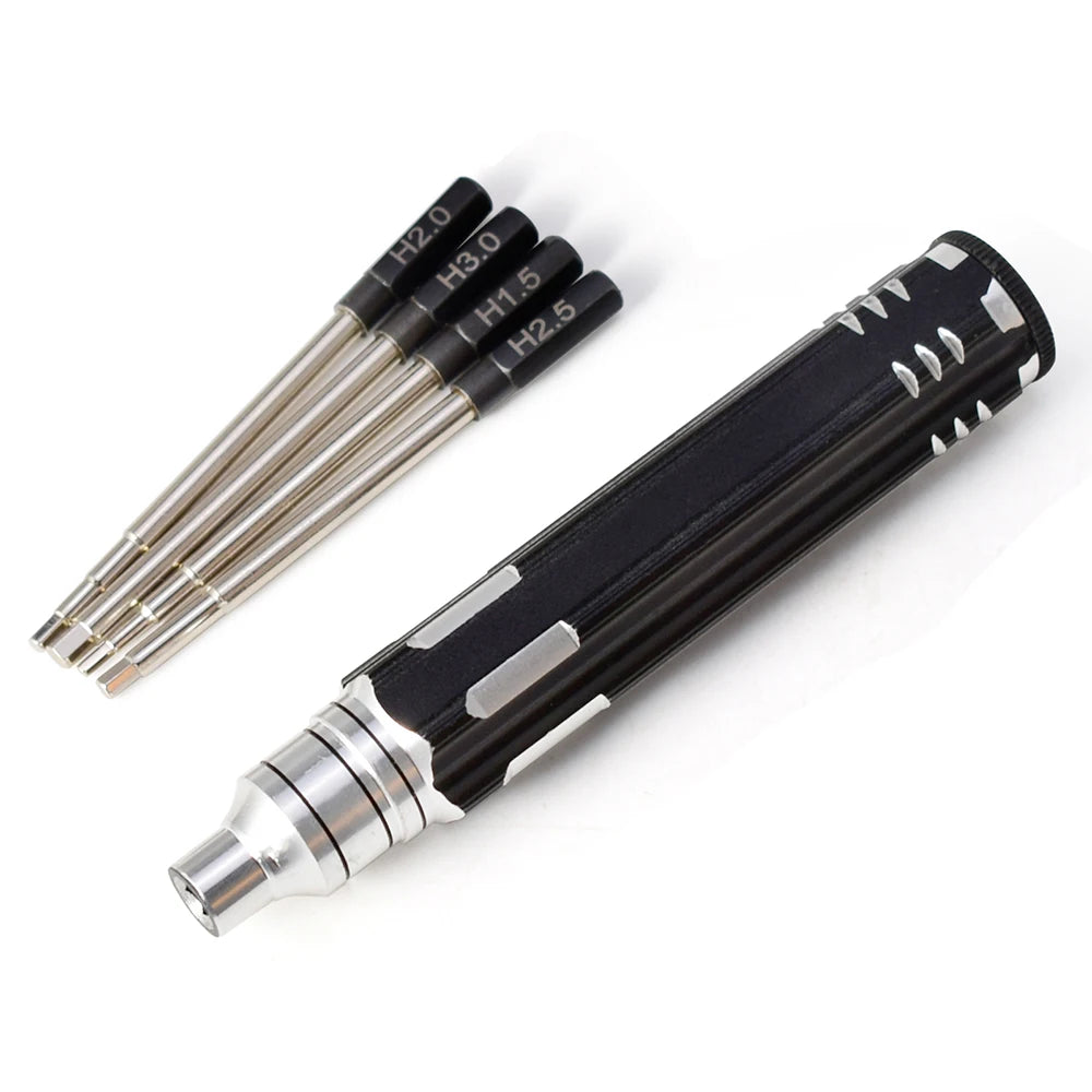 RC parts 4 in 1 1.5mm 2.0mm 2.5mm 3.0mm Hex Screwdriver Metal Tool Kit