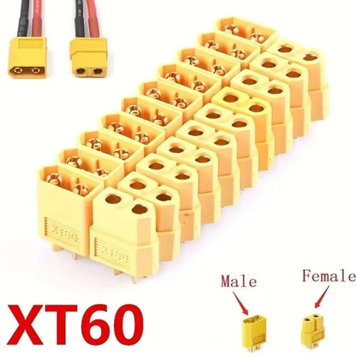 5 Pairs XT60 Connector XT60 Male Female Bullet Connectors Power Plugs