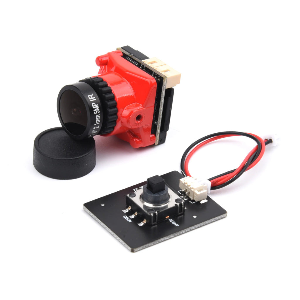 Mini FPV Camera 1800TVL 5MP 2.1mm 1/1.8" inch HDR Sensor 19*19MM NTSC