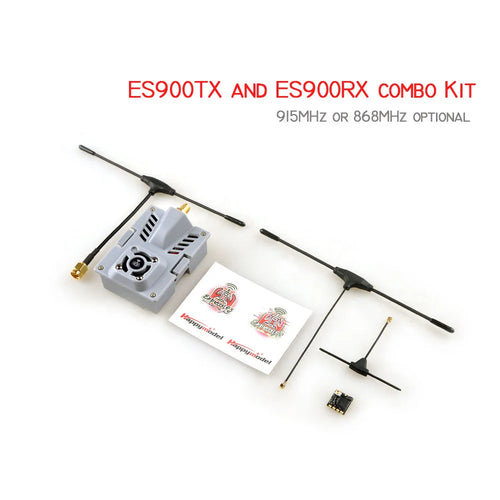 Happymodel ELRS Micro ES900RX（Receiver）ES900TX（Module）Combo Kit 915MHz