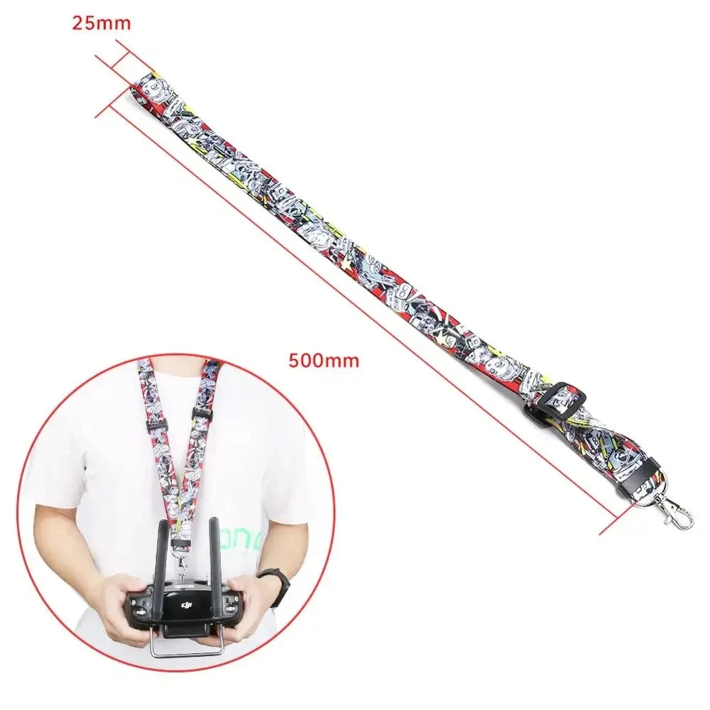 25x500mm Adjustable Transmitter / Remote Controller Neck Strap Belt