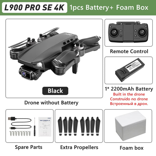 LYZRC L900 PRO GPS Drone 4K Professional HD Dual Camera 5G WIFI
