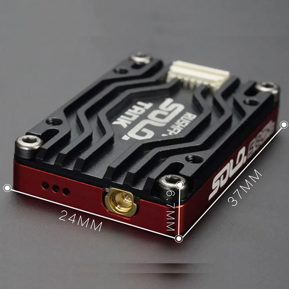 RUSHFPV RUSH TANK SOLO 5.8G VTX Video Transmitter CNC Shell 48CH 1.6W