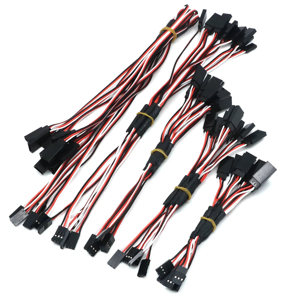 5pcs/lot 150mm 300mm 500mm RC Servo Y Extension Cord Cable Lead Wire