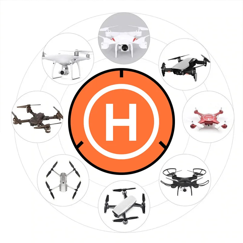 Drone Quadcopters Accessories Universal 55cm Foldable Landing Pad RC