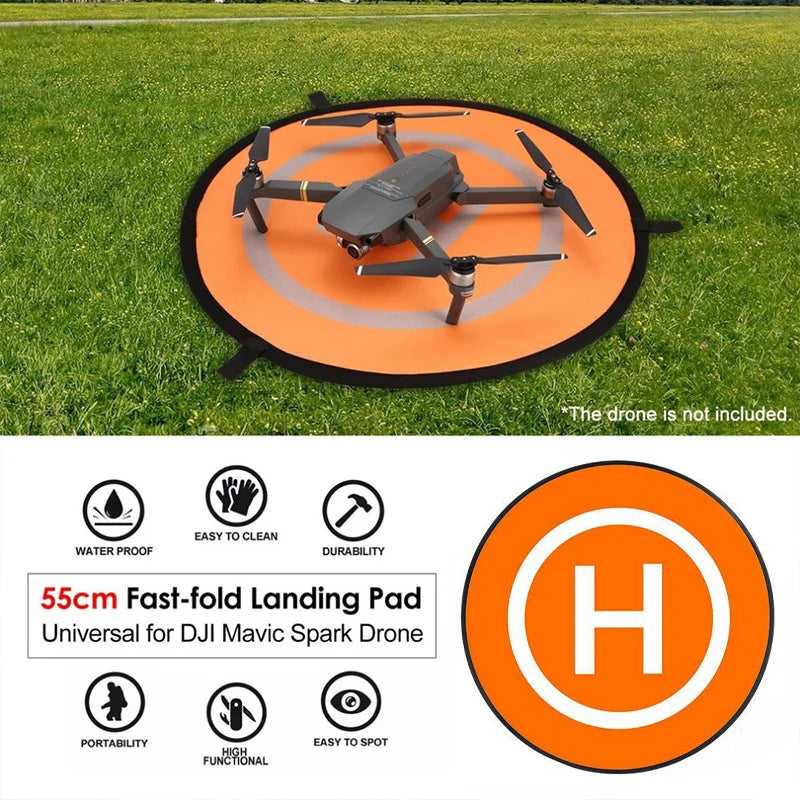 Drone Quadcopters Accessories Universal 55cm Foldable Landing Pad RC
