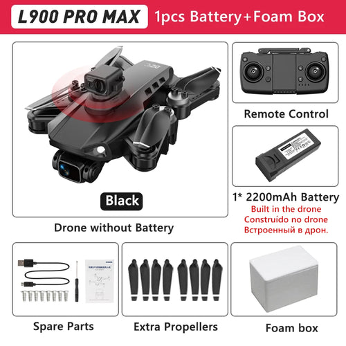 LYZRC L900 PRO GPS Drone 4K Professional HD Dual Camera 5G WIFI