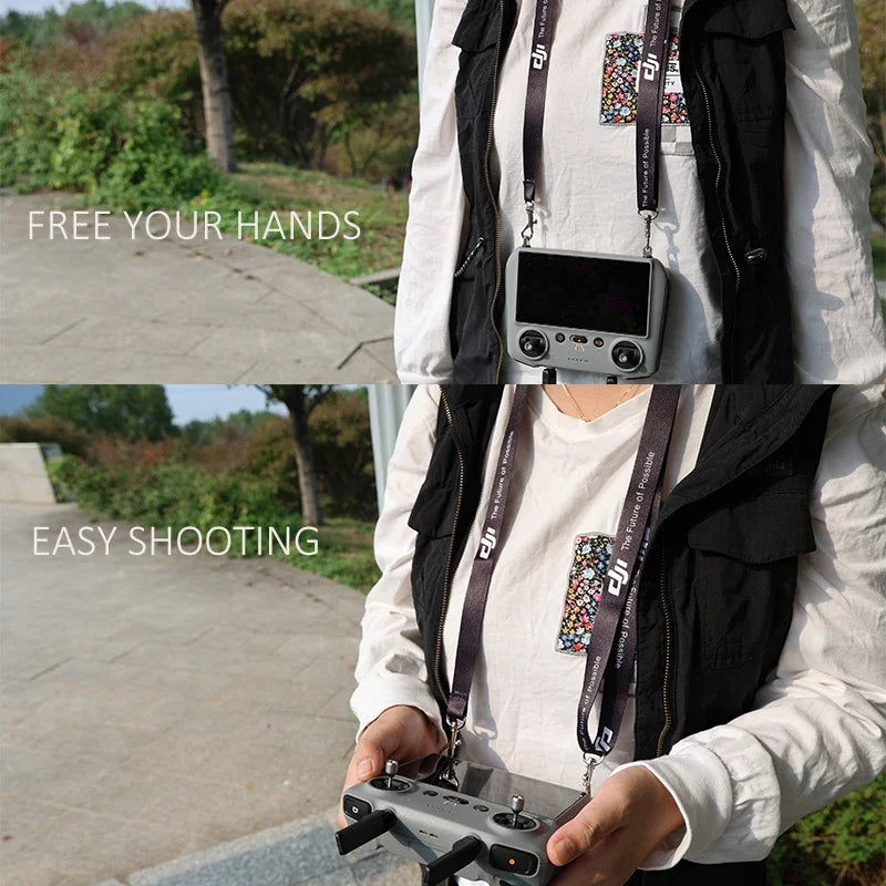 For DJI Mini 3/4 Pro AIR 3 Neck Strap Lanyard W Screws for Mini 3 4