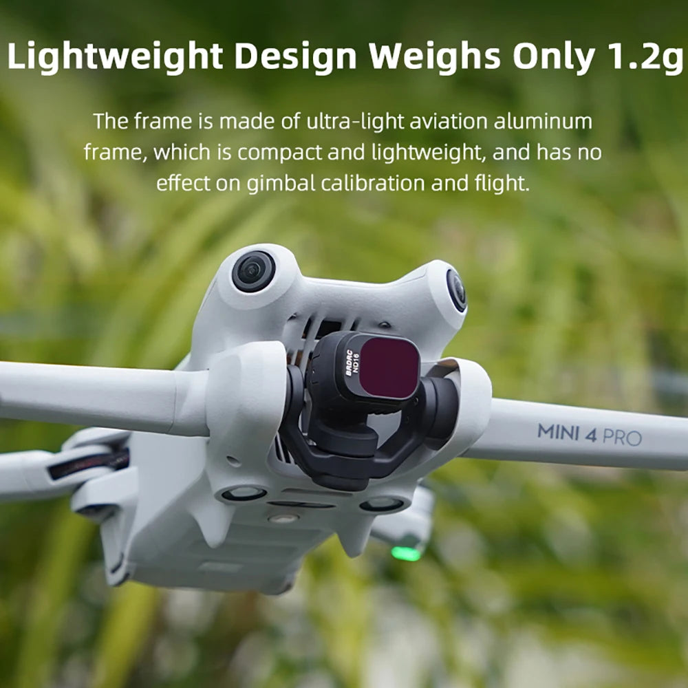 BRDRC Lens Filters for DJI Mini 4 Pro UV CPL ND8/ND16/ND32 ND64