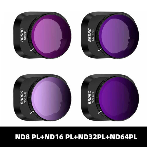 BRDRC Lens Filters for DJI Mini 4 Pro UV CPL ND8/ND16/ND32 ND64