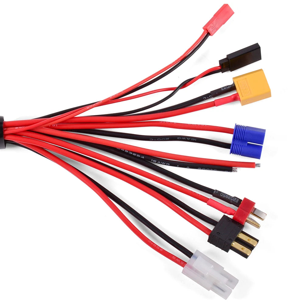 RC Charger Adapter Connector 8 In 1 Charger 4.0mm Banana XT60 TRX