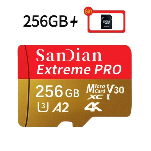 Original 2TB 1TB SanDian Ultra Card SD/TF Flash Memory Card 256/512GB