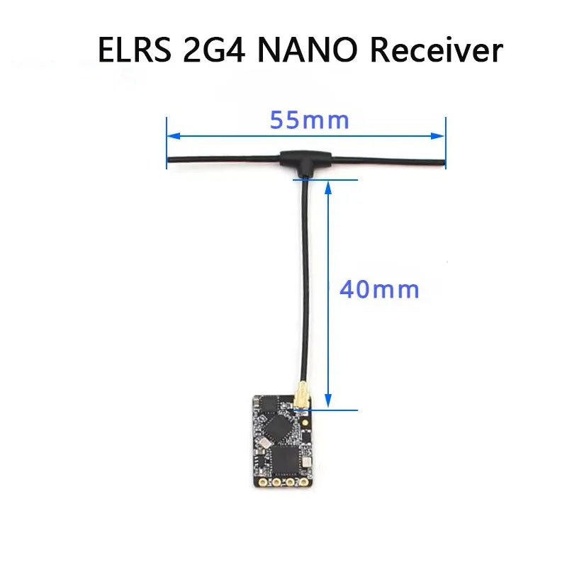 10PCS ELRS 2.4GHz NANO ExpressLRS Long Range ELRS Receiver BETAFPV