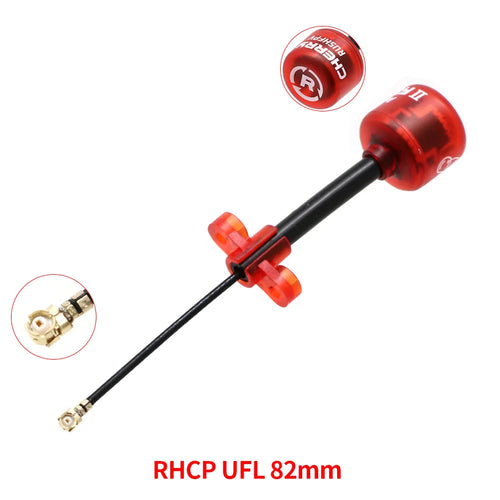 RUSHFPV Cherry 2 II 5.8G 1.8DBI FPV Antenna LHCP RHCP SMA UFL MMCX for