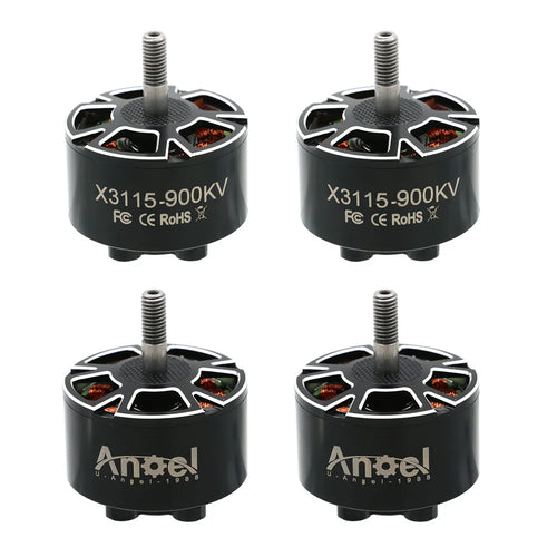4pcs/lot UAngel X3115 3115 900KV 1050KV 1200KV 6S Brushless Motor for
