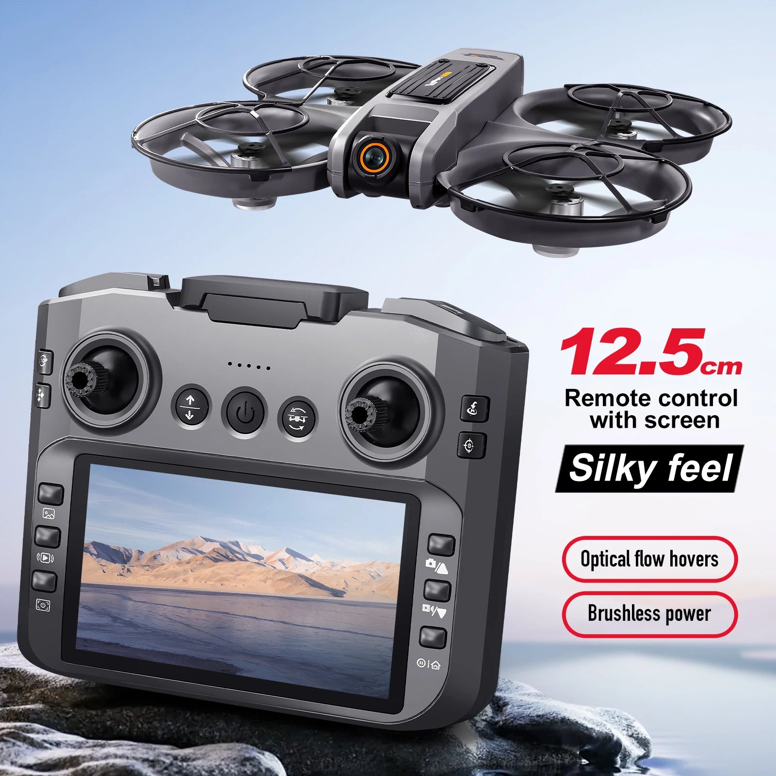 Drone Professional 8K Camera with 5G WiFi FPV UAV Screen S156 Remote