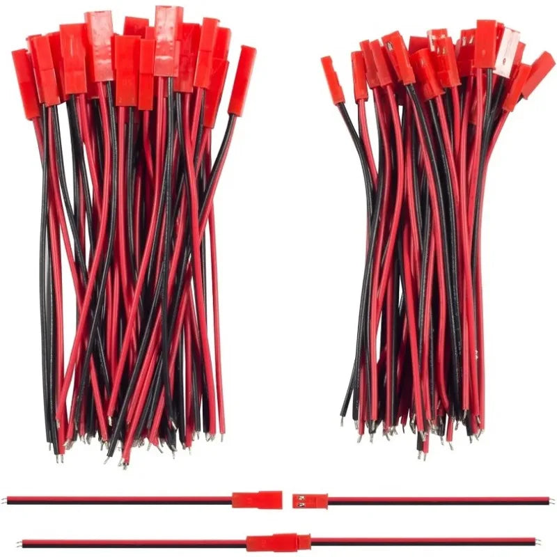 10 Pairs Male Female Connector JST Plug Cable 2 Pin For RC BEC Battery