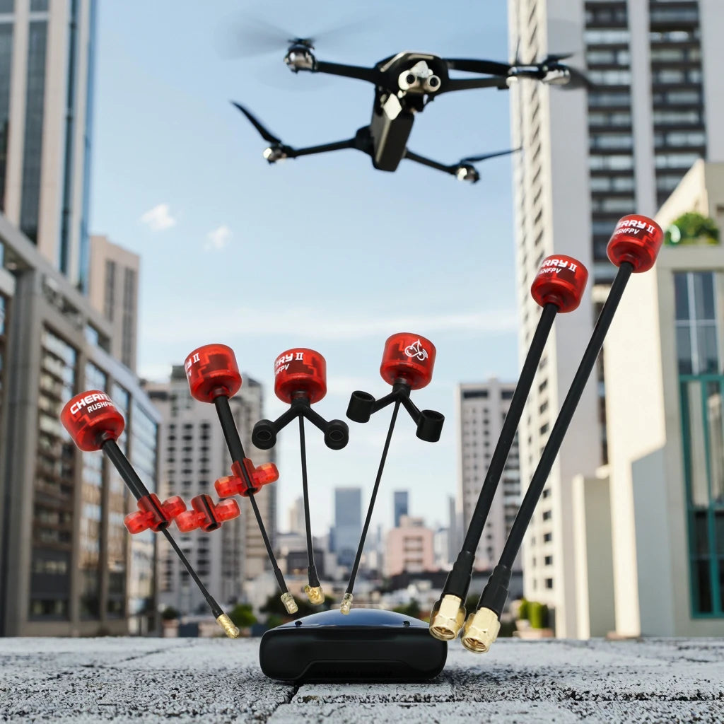 RUSHFPV Cherry 2 II 5.8G 1.8DBI FPV Antenna LHCP RHCP SMA UFL MMCX for