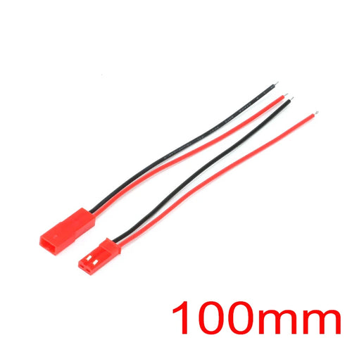 10 Pairs Male Female Connector JST Plug Cable 2 Pin For RC BEC Battery