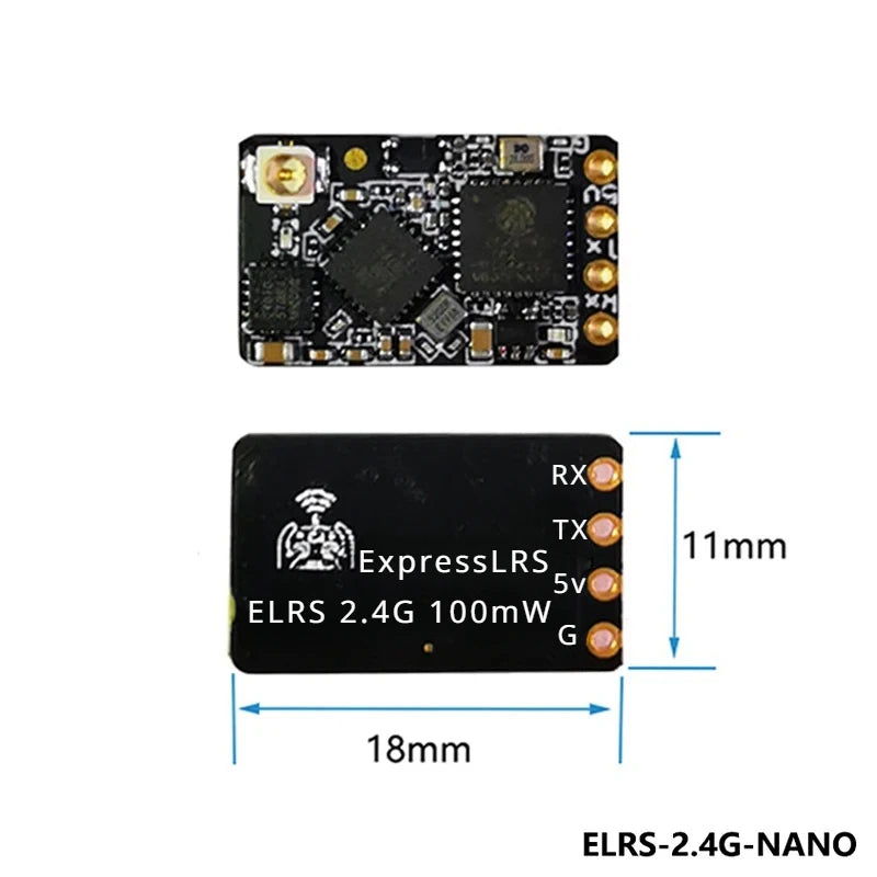 10PCS ELRS 2.4GHz NANO ExpressLRS Long Range ELRS Receiver BETAFPV