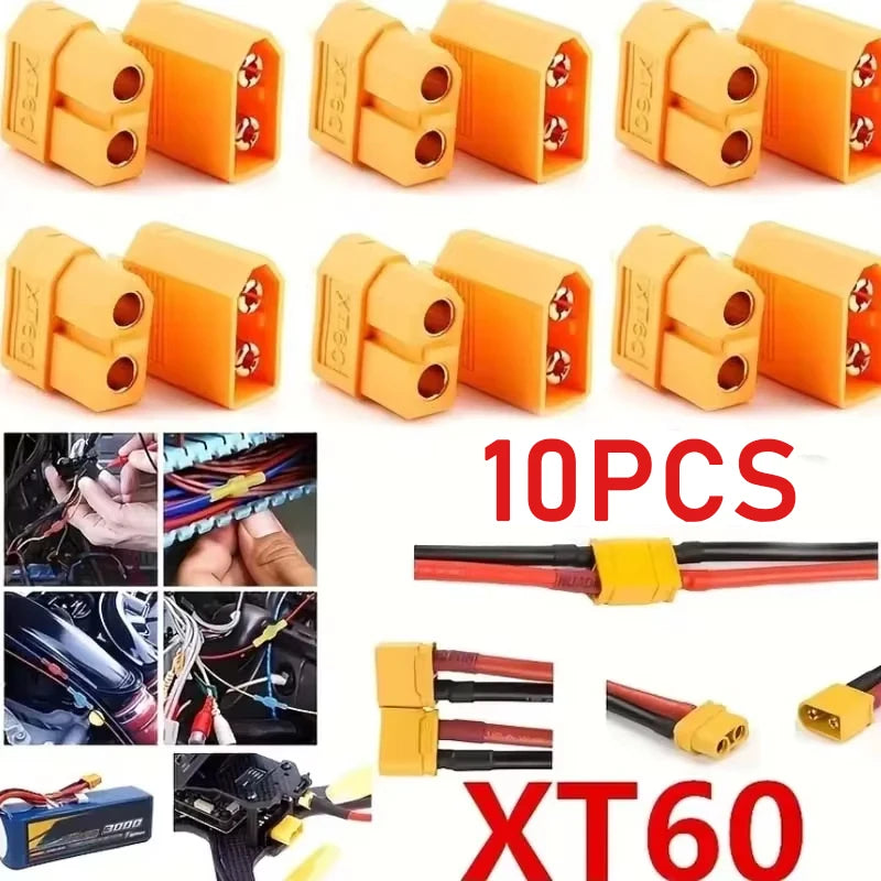 5 Pairs XT60 Connector XT60 Male Female Bullet Connectors Power Plugs