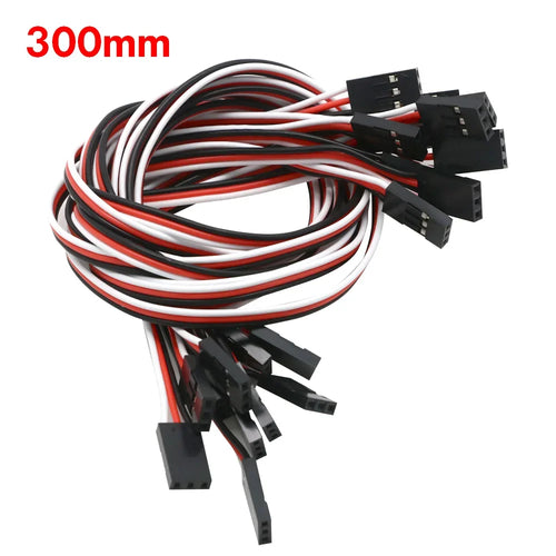 10pcs 100mm 150MM 200MM 300MM 500MM Servo extension cord Male to Male