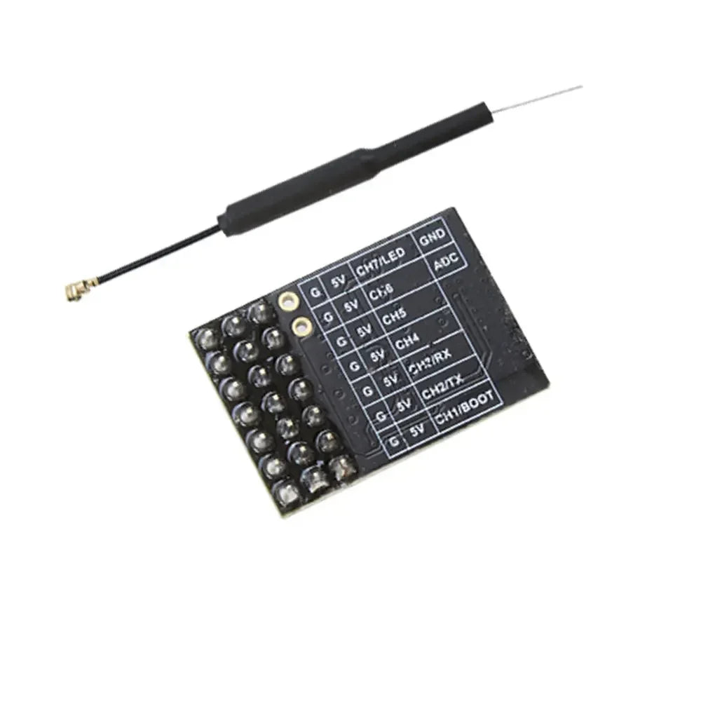 ELRS 2.4Ghz PWM 7CH CRSF Receiver Support ELRS 3.2 PWM/CRSF Protocol