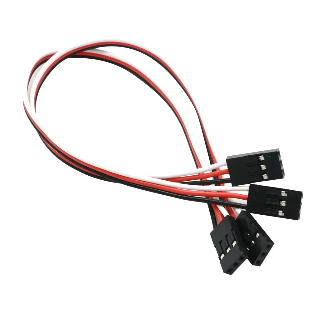 10pcs 100mm 150MM 200MM 300MM 500MM Servo extension cord Male to Male