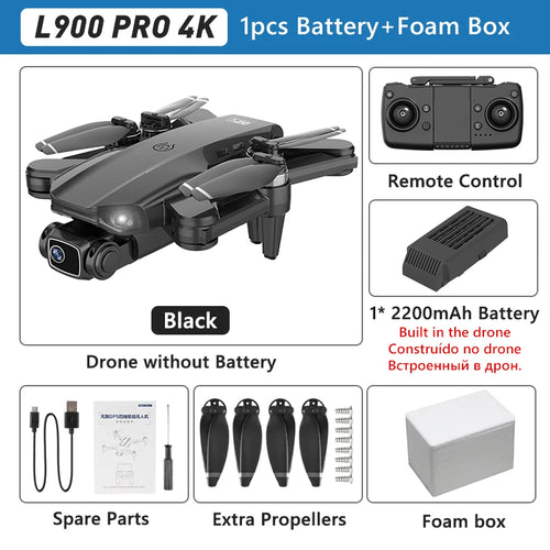 LYZRC L900 PRO GPS Drone 4K Professional HD Dual Camera 5G WIFI