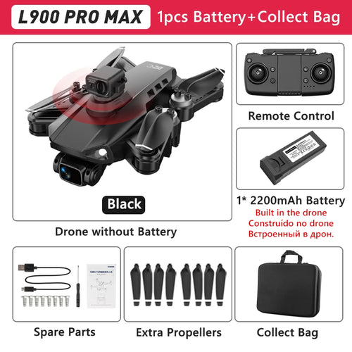 LYZRC L900 PRO GPS Drone 4K Professional HD Dual Camera 5G WIFI