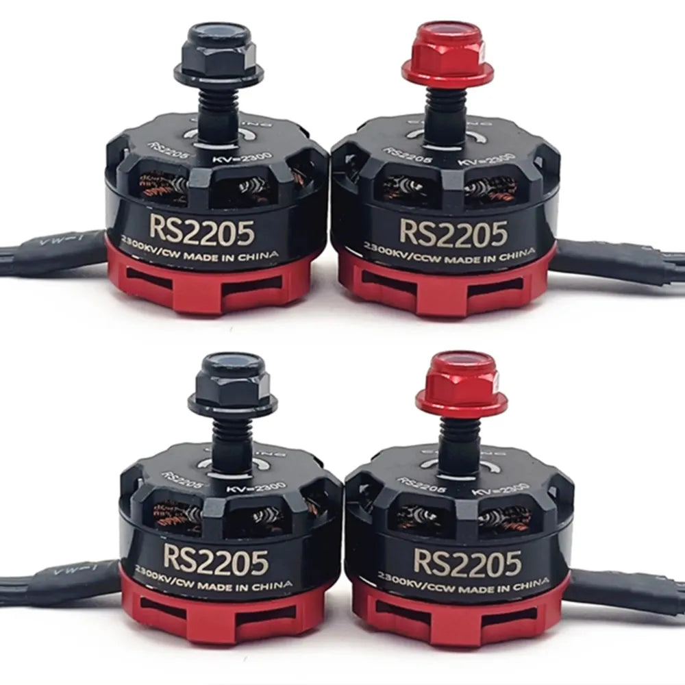 2 Pair Brushless Motor RS2205 2300KV CW/CCW aircraft model four axis