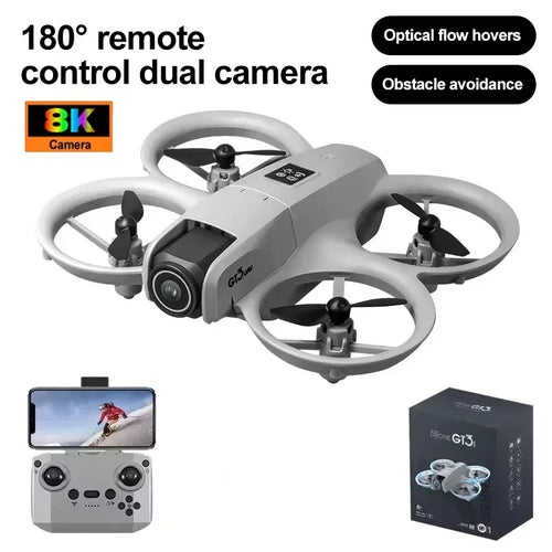 NEW Drones GT3 GPS 8K Professional HD 180° Dual Cameras 5G WIFI