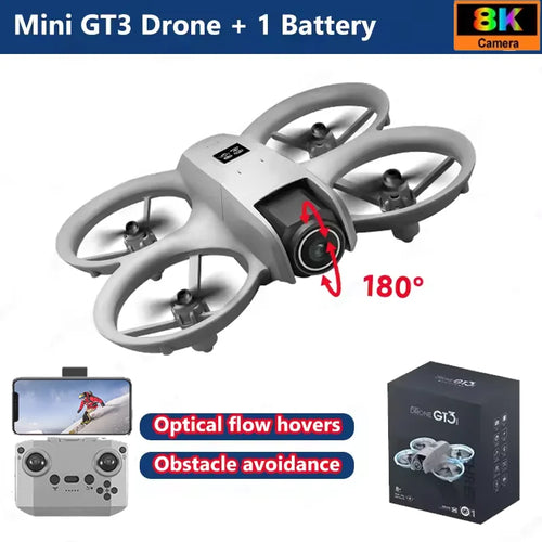 NEW Drones GT3 GPS 8K Professional HD 180° Dual Cameras 5G WIFI