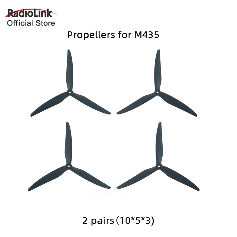 Radiolink M435 4-Rotor 3KG Payload Heavy Lift Drone 120km/h Flight Speed, Routes Planning And Autopilot, 4KM Long Range RTF