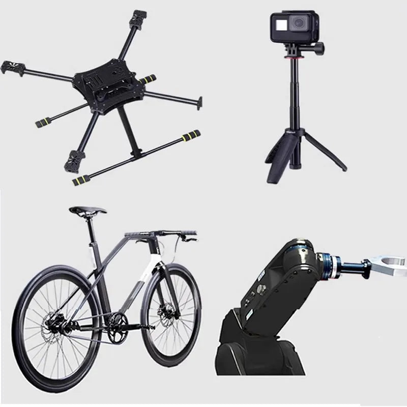 3K Carbon Fiber Tube Pipe 0.5mm Wall Thickness 4-40mm Outer Diameter High Strength Durable for RC Models Drones Aerospace DIY