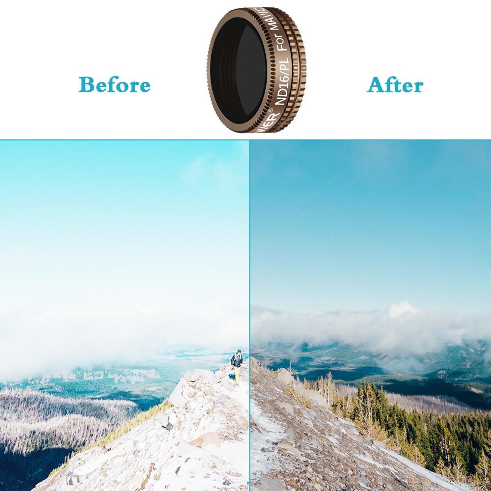 6 Pieces Pro Lens Filter Kit for DJI Mavic Air Drone Quadcopter